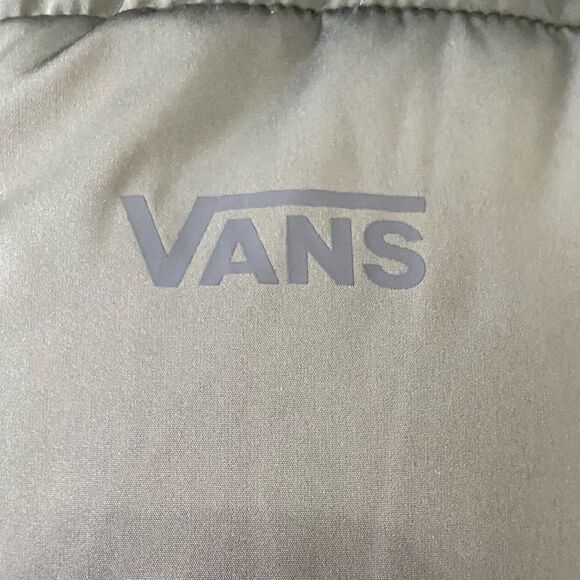 Vans Foundry Sz XS Olive Green Puffer Bomber Jacket Like New - Picture 9 of 16